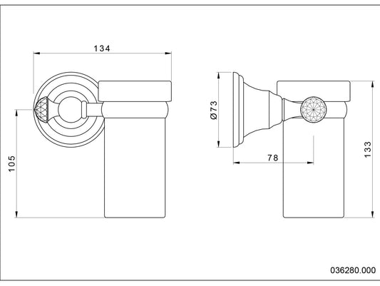 Technical drawing - Bronces Mestre