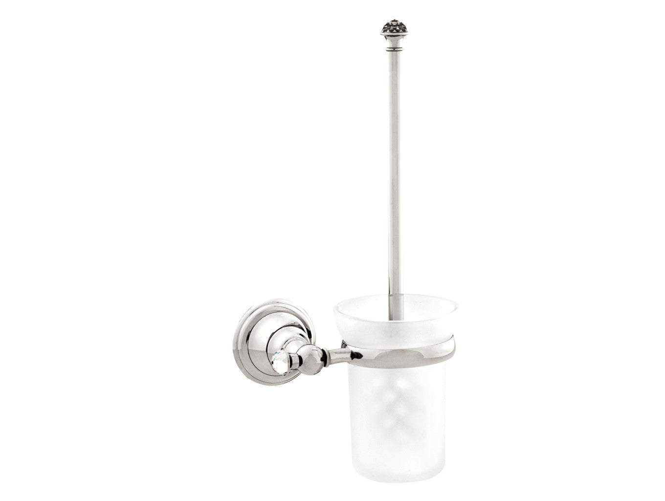 Bronces Mestre Atlantica Toilet brush holder with Swarovski crystal - 036284