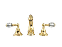 Bronces Mestre Atlantica Three holes basin set with Swarovski crystal - 036601