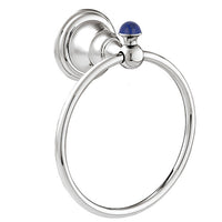 Bronces Mestre Atlantica Precious Towel ring 165mm with lapislazuli stone - 036873-LP0