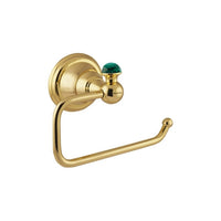 Bronces Mestre Atlantica Precious Toilet paper holder with malachite stone - 036877-ML0