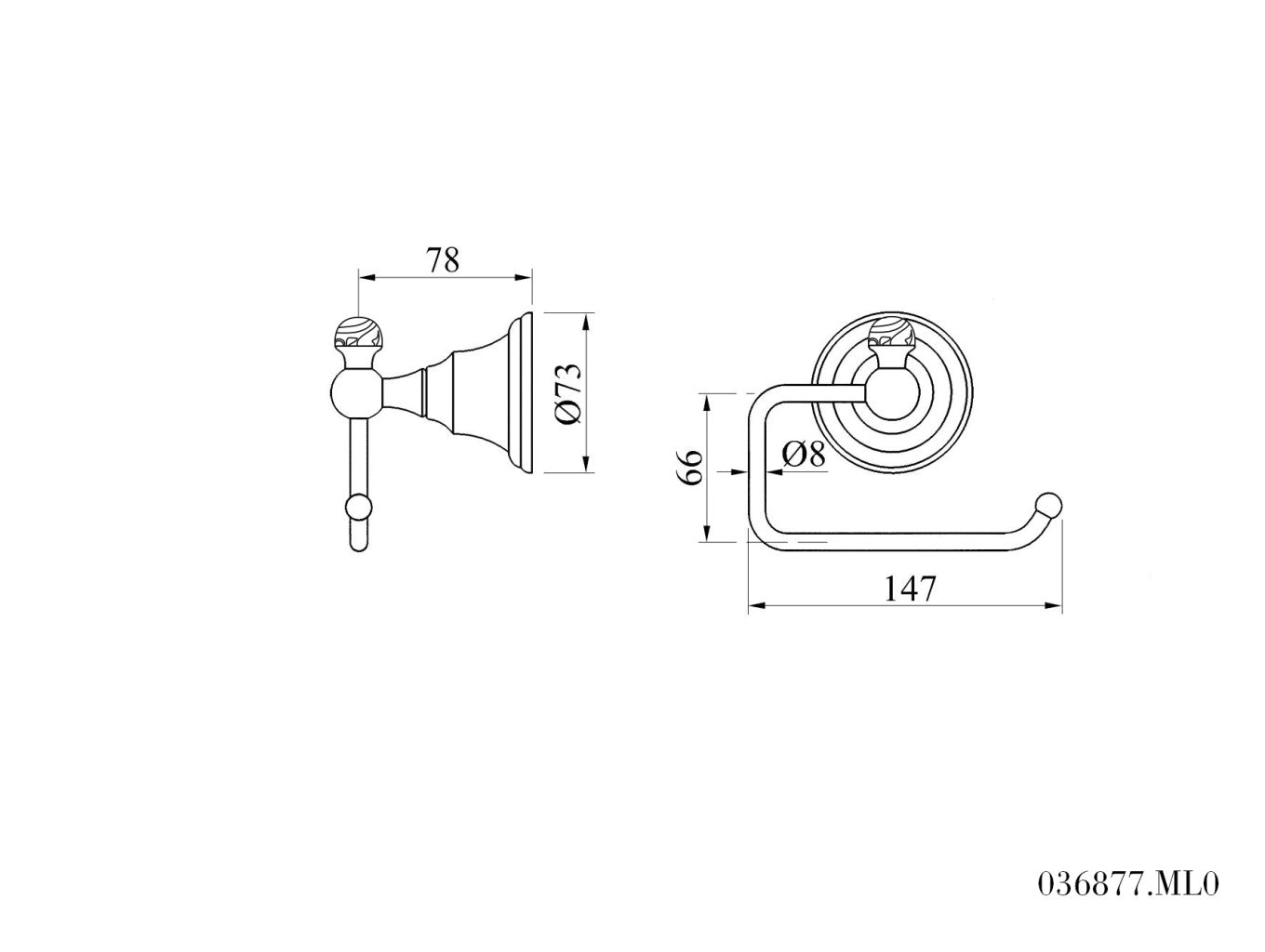Technical drawing - Bronces Mestre
