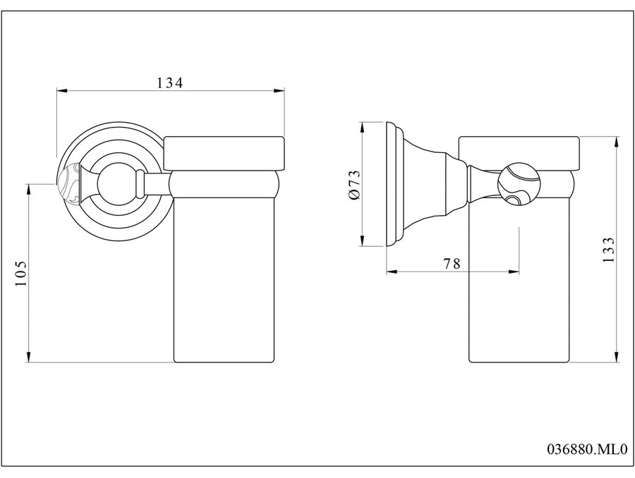 Technical drawing - Bronces Mestre