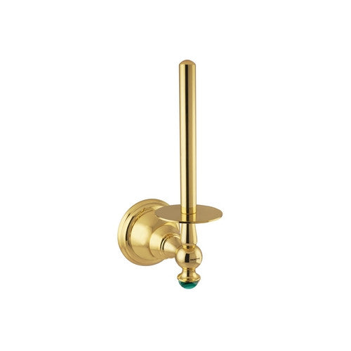 Bronces Mestre Atlantica Precious Spare toilet paper holder with malachite stone - 036885-ML0