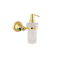 Bronces Mestre Atlantica Precious Wall soap dispenser with malachite stone - 036886