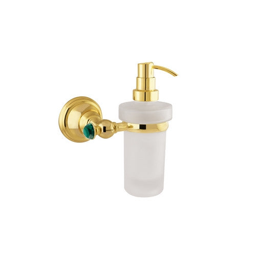 Bronces Mestre Atlantica Precious Wall soap dispenser with malachite stone - 036886