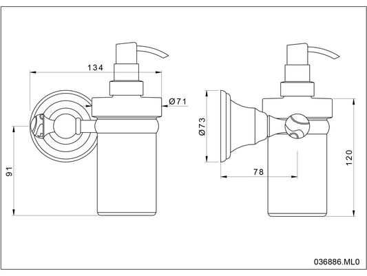 Technical drawing - Bronces Mestre