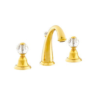Bronces Mestre Pacifica Three holes basin set with Swarovski crystal - 037101