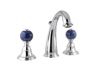 Bronces Mestre Atlantica Precious Three holes basin set with lapislazuli stone - 037101