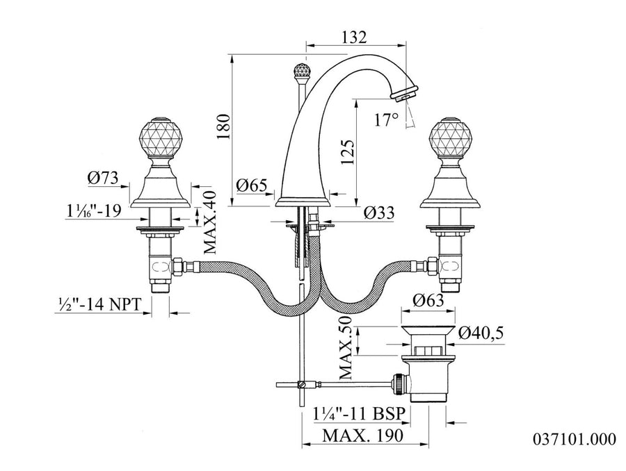 Technical drawing - Bronces Mestre