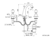 Technical drawing - Bronces Mestre