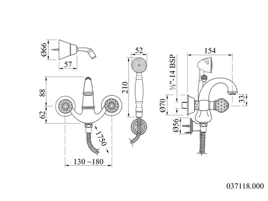 Technical drawing - Bronces Mestre