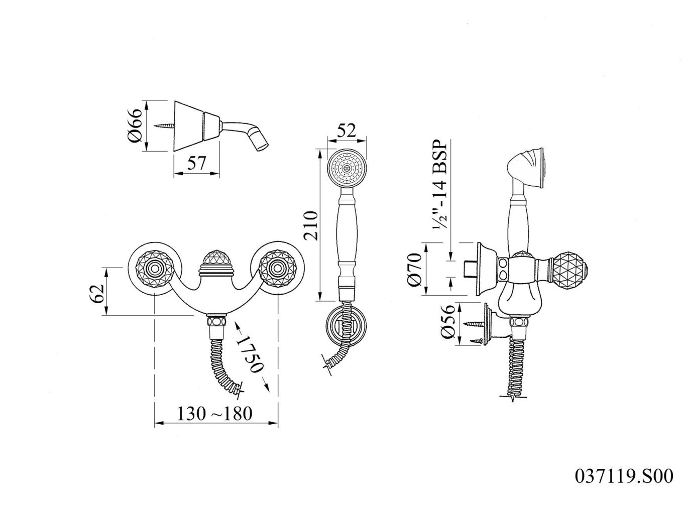 Technical drawing - Bronces Mestre