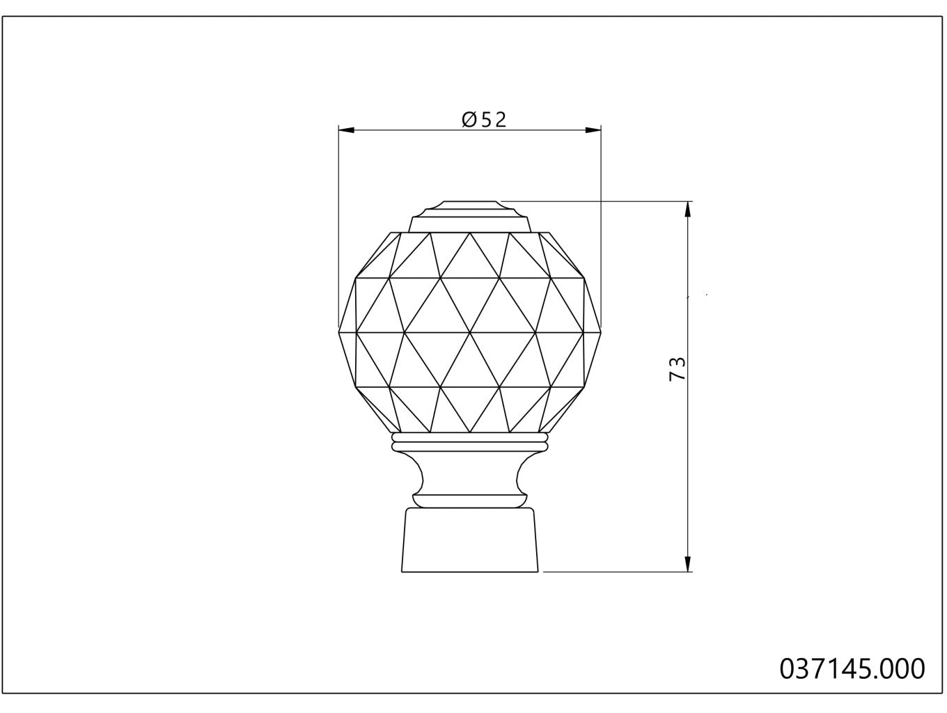 Technical drawing - Bronces Mestre