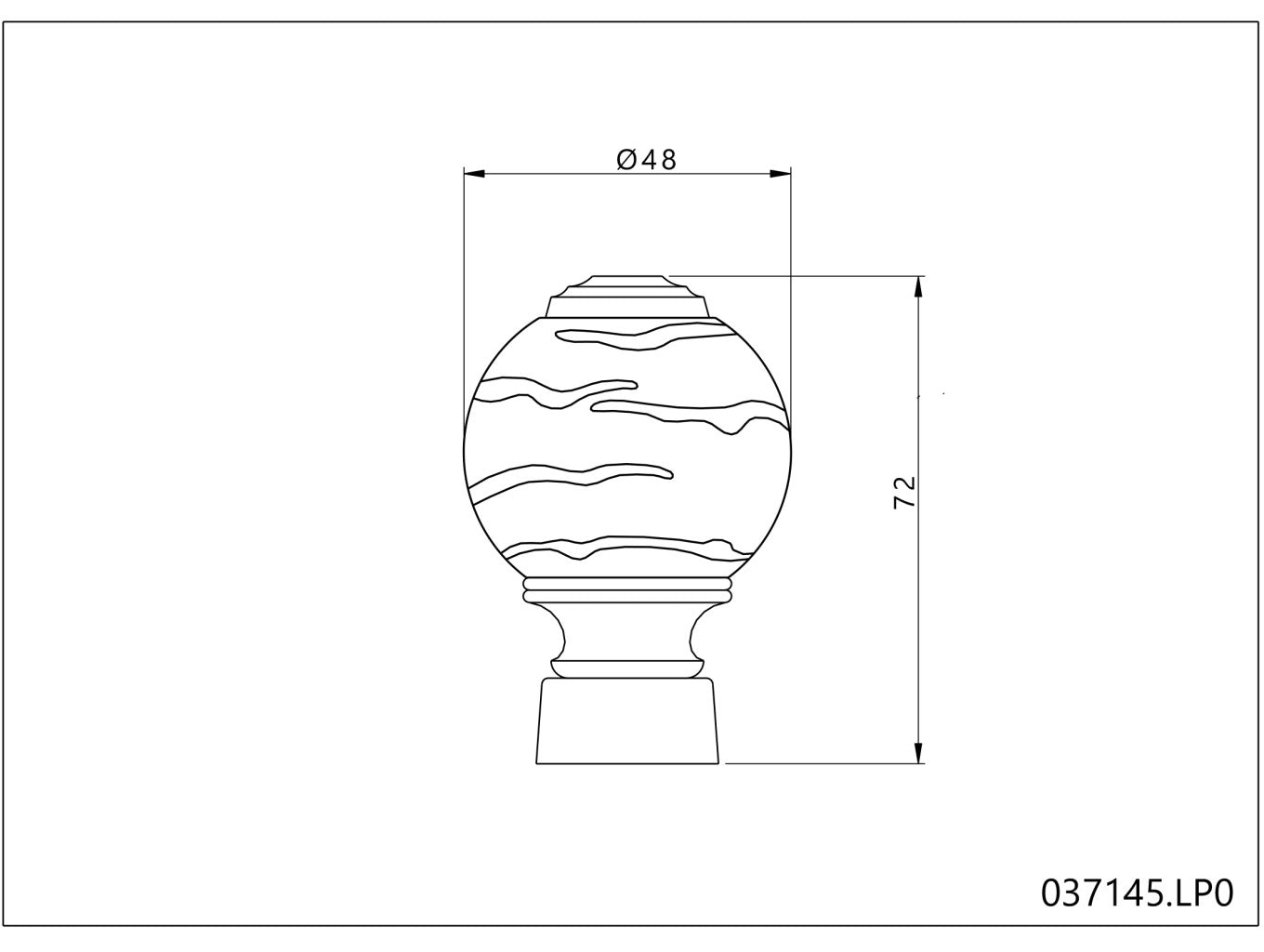 Technical drawing - Bronces Mestre