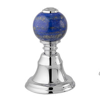Bronces Mestre Atlantica Precious Knob handle kit with lapislazuli stone - 037148