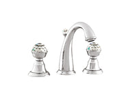 Bronces Mestre Pacifica Three holes basin set with Swarovski crystal - 037201