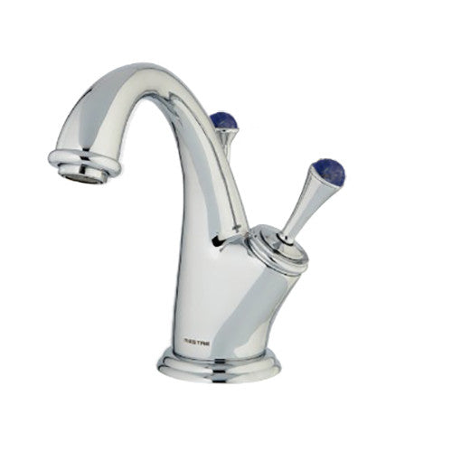 Bronces Mestre Atlantica Precious Basin monolever joystick mixer with lapislazuli stone - 037203