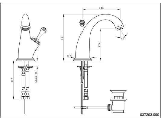 Technical drawing - Bronces Mestre