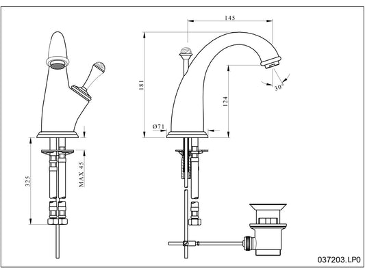 Technical drawing - Bronces Mestre