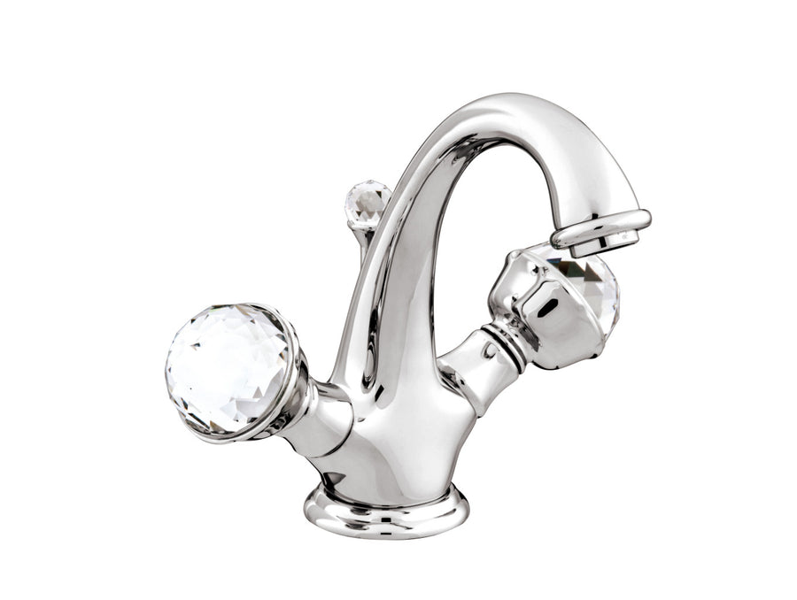 Bronces Mestre Pacifica One hole basin mixer with Swarovski crystal - 037205
