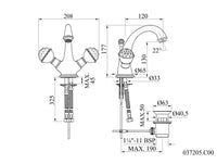 Technical drawing - Bronces Mestre