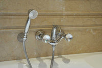 Pacifica Bath shower set with Swarovski crystal in interior - Bronces Mestre