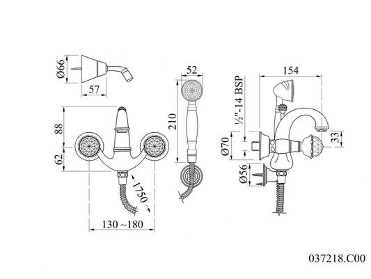 Technical drawing - Bronces Mestre
