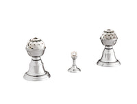 Bronces Mestre Pacifica Three holes bidet set with Swarovski crystal - 037222