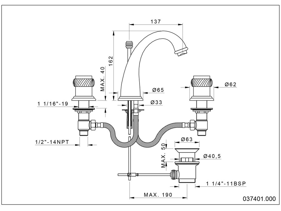 Technical drawing - Bronces Mestre