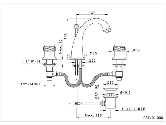 Technical drawing - Bronces Mestre