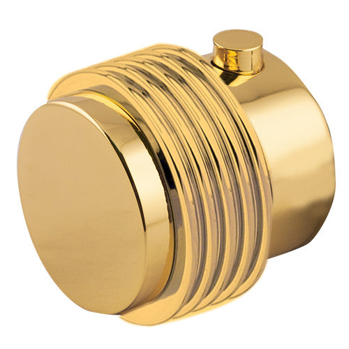 Bronces Mestre Atlantica Precious Knob kit for shower system with Pacifica std brass ring - 037446-000