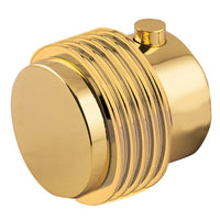 Bronces Mestre Atlantica Precious Knob kit for shower system with Pacifica std brass ring - 037446-000