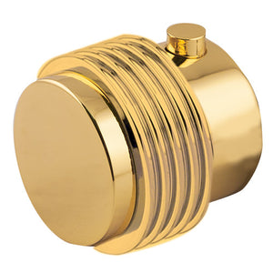 Bronces Mestre Atlantica Precious Knob kit for shower system with Pacifica std brass ring - 037446-000