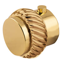 Bronces Mestre Atlantica Precious Thermostatic knob kit with Pacifica helical brass ring - 037446-G00