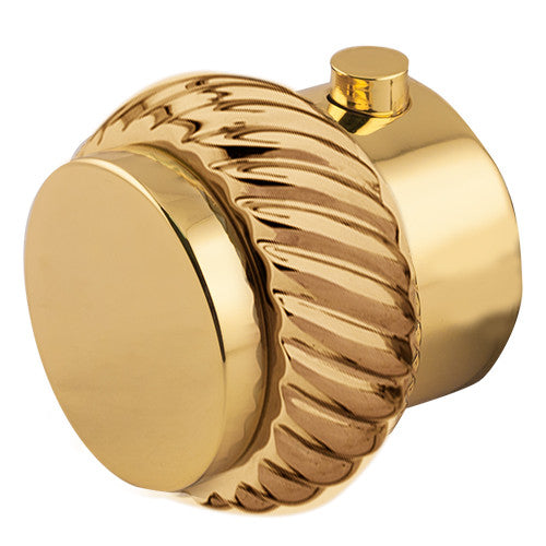 Bronces Mestre Atlantica Precious Thermostatic knob kit with Pacifica helical brass ring - 037446-G00