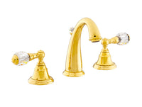 Bronces Mestre Pacifica Three holes basin set with Swarovski crystal - 037601