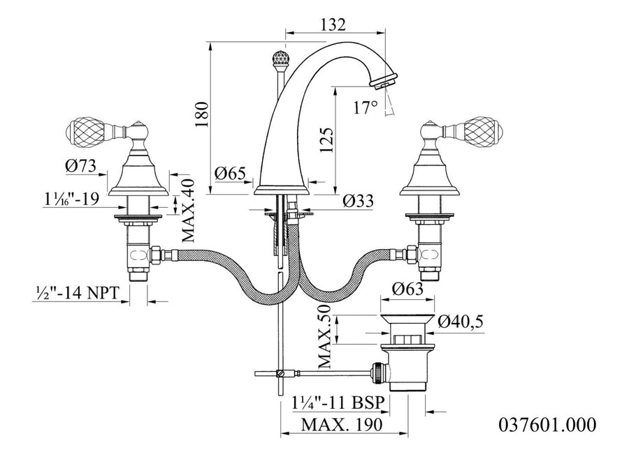 Technical drawing - Bronces Mestre