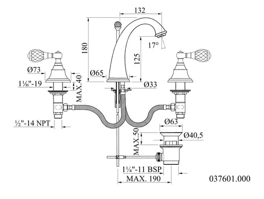 Technical drawing - Bronces Mestre