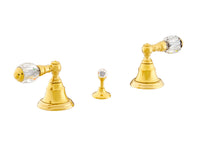 Bronces Mestre Pacifica Three holes bidet set with Swarovski crystal - 037622