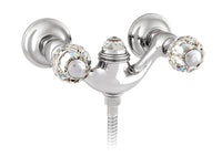 Bronces Mestre Indica Shower Mixer with Swarovski Crystal - 038119 - Bright Chrome
