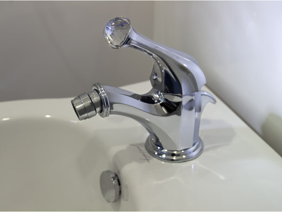 Indica Bidet Monolever with Swarovski Crystal in interior - Bronces Mestre