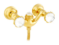 Bronces Mestre Indica Shower Mixer with Swarovski Crystal - 038219 - Gold 24K