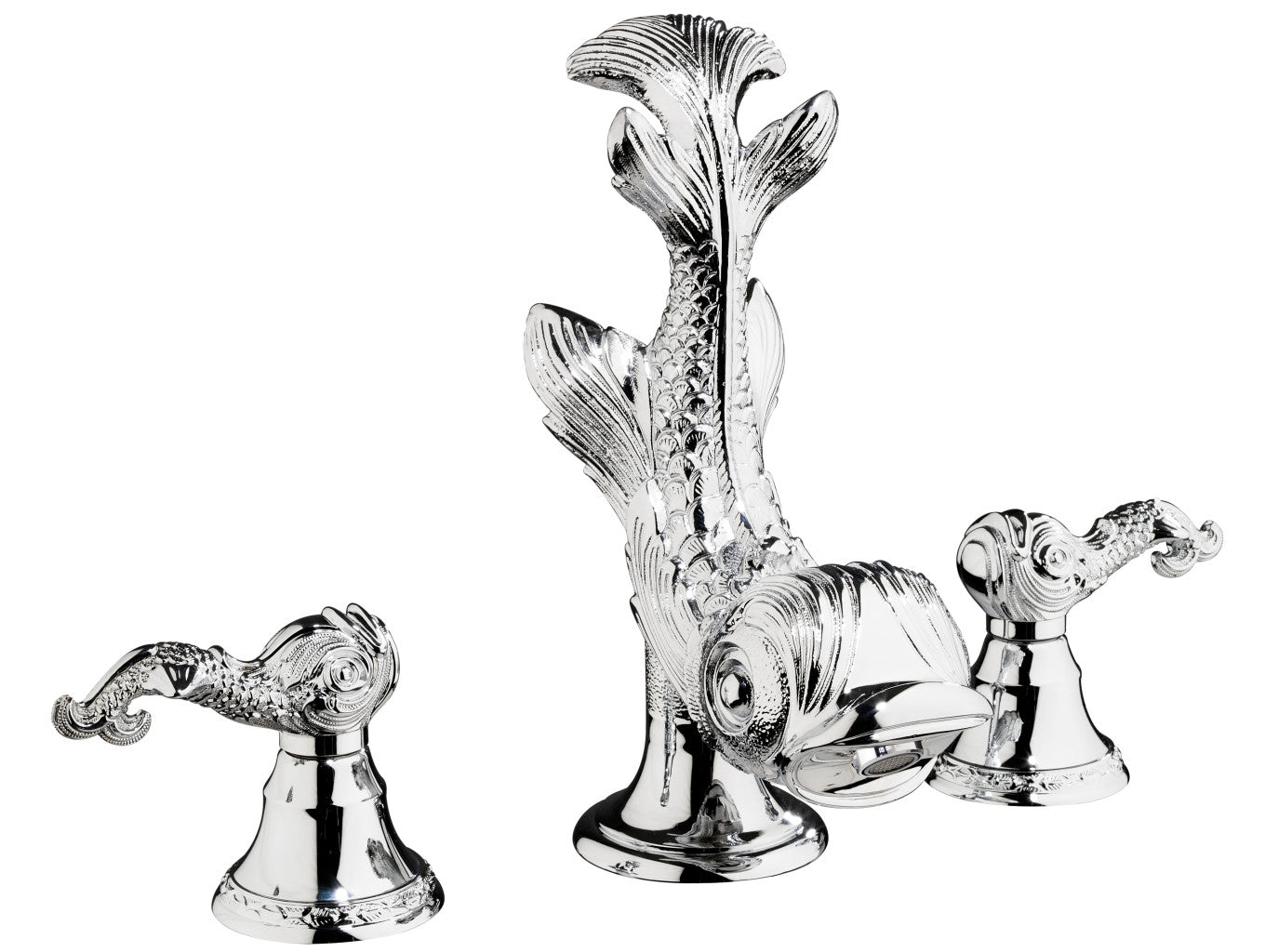 Bronces Mestre Koi Carp Three holes basin set - 039002-E00