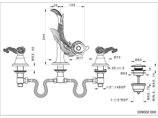 Technical drawing - Bronces Mestre