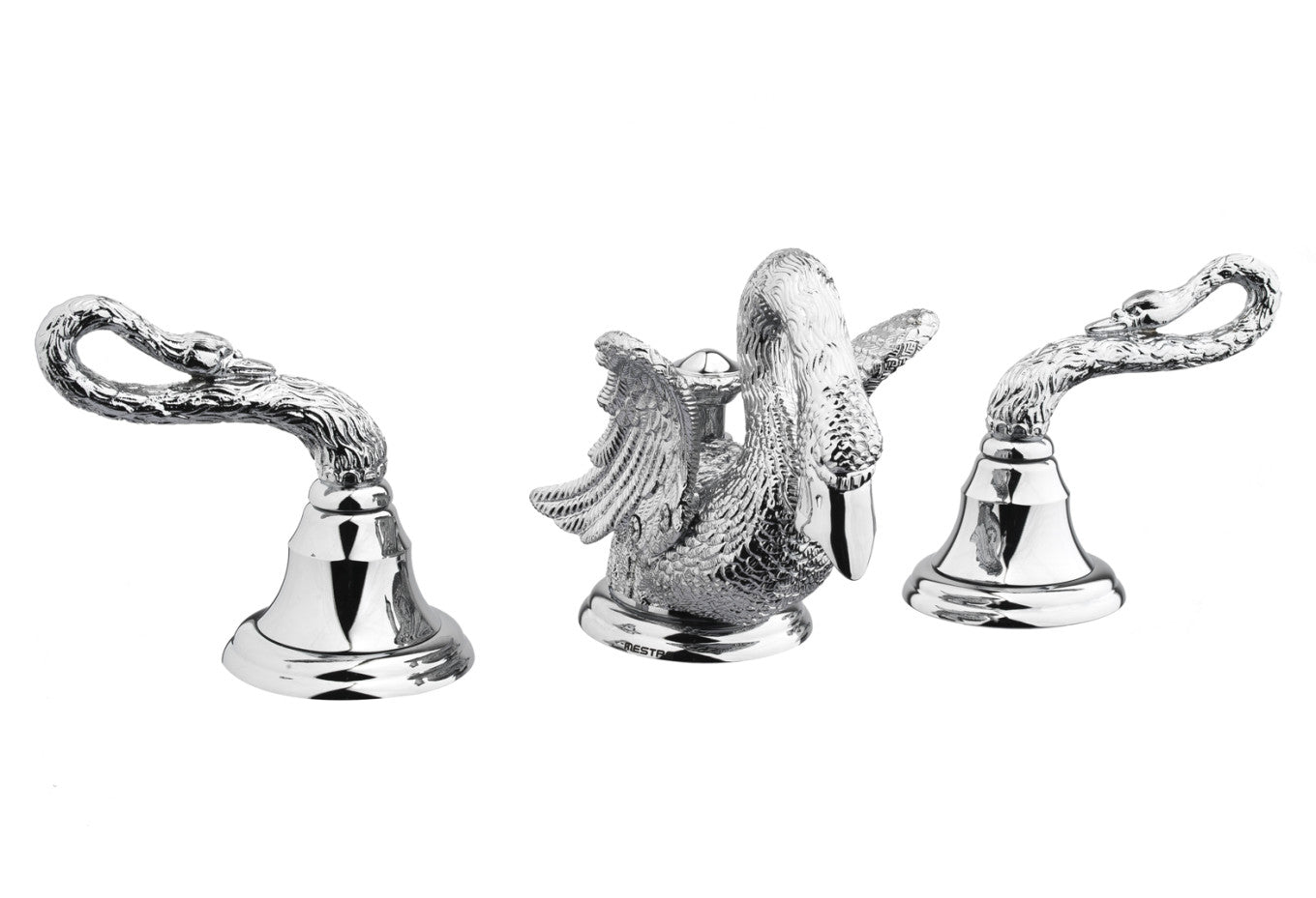 Bronces Mestre Swan Three holes basin set - 039041
