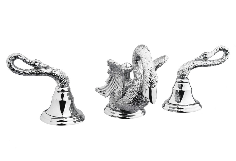 Bronces Mestre Swan Three holes basin set - 039041