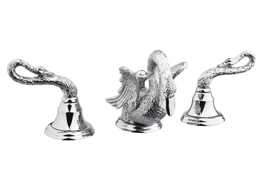 Bronces Mestre Swan Three holes basin set - 039041