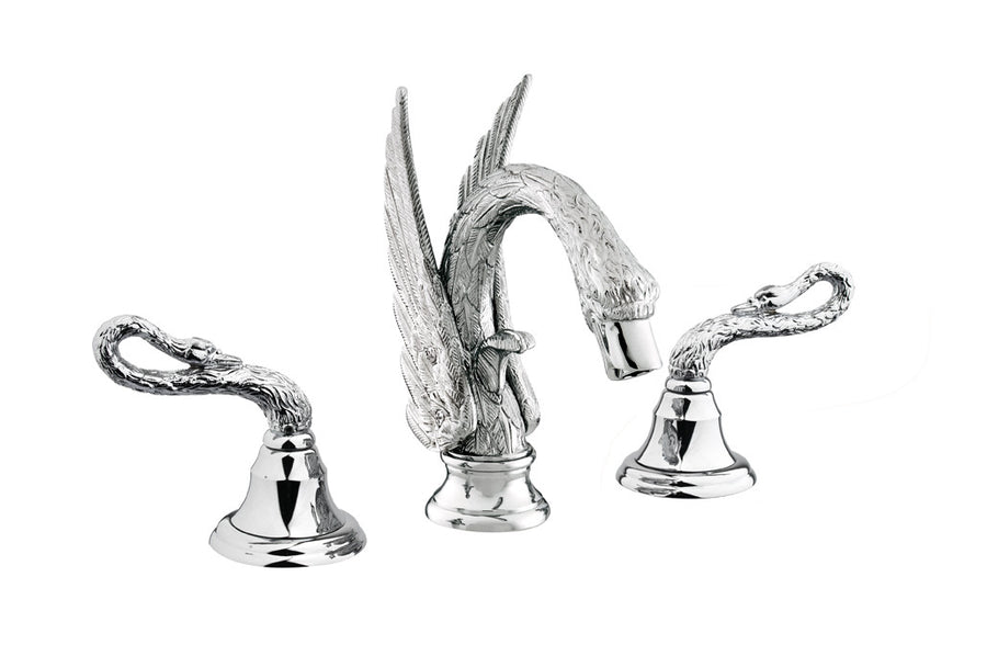 Bronces Mestre Swan Three holes basin set - 039042