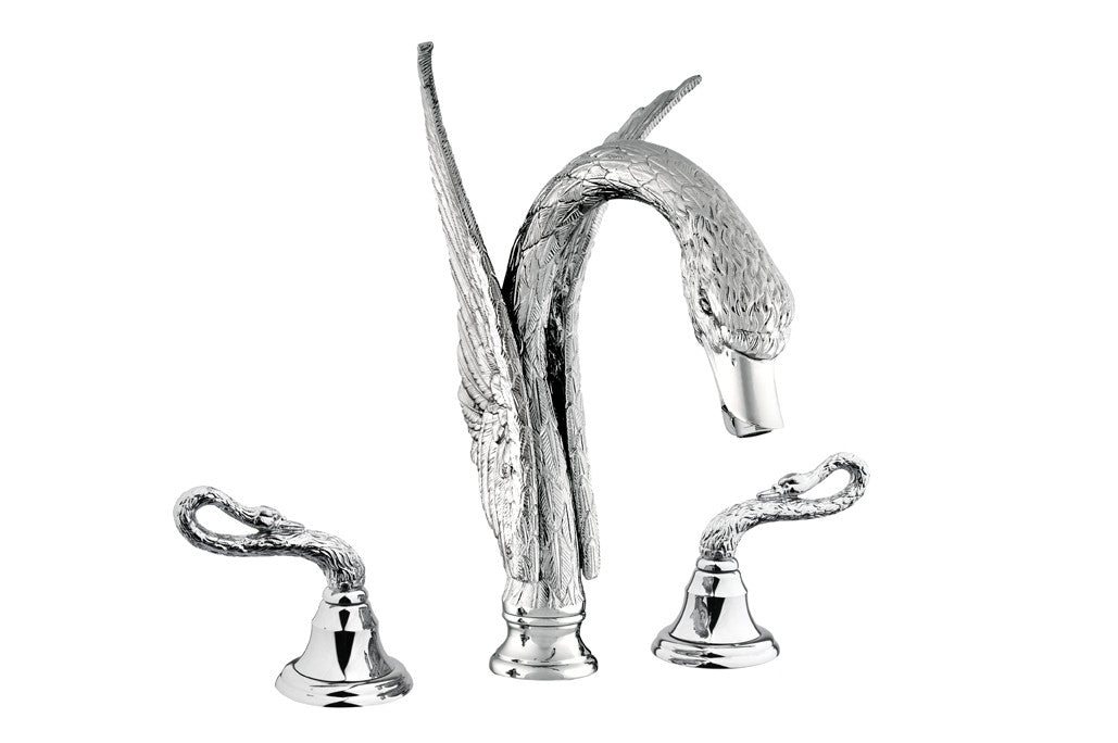Bronces Mestre Swan Three holes basin set - 039051
